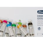 Schmincke Boyama kutusu ahşap kutu tasarımcı guaj 12 x 20 ml 72 014 097