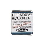 Schmincke Horadam Aquarell Artist Paynes Grey Bluish 1/2 Tablet Sulu Boya