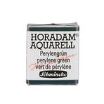 Schmincke - HORADAM® AQUARELL - en iyi sanatçıların suluboya boyaları, 784 Perylene yeşili, 14 784 044, 1/2 tava