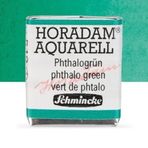 Schmincke Horadam Yarım Tablet Phthalo Green Sulu Boya
