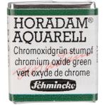 Schmincke : Horadam : Yarım Tablet Sulu Boya : Chromium Oxide Green - Renkli