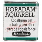 Schmincke Horadam Yarım Tablet Sulu Boya Cobalt Green Dark - Renkli