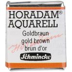 Schmincke : Horadam : Yarım Tablet Sulu Boya : Gold Brown - Renkli