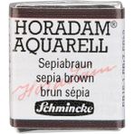 Schmincke : Horadam : Yarım Tablet Sulu Boya : Sepia Brown - Renkli
