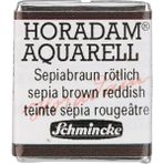 Schmincke : Horadam : Yarım Tablet Sulu Boya : Sepia Brown Tone - Renkli