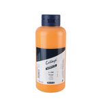 Schmincke - kolej akrilik, turuncu 750 ml, 33240030, yüksek konsantrasyonda sanatçı pigmentli akrilik boya, opak ve cam, hafif hızlı, ipek mat