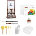 Schmincke Mussini Ahşap Kutu Yağlı Boya Profesyonel Seti 10X35ML