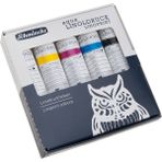 Schmincke Profesyonel Linol Baskı Mürekkep Boya Seti 5 x 20 ml