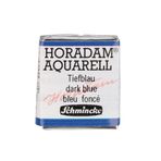 Schmincke Seri 3 498 Dark Blue Indigo Horadam Aquarell Artist Yarım Tablet Sulu Boya