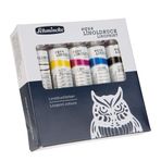 Schminke sanatçı, Aqua-Linoldruck, Linoldruckfarben, Kartonset 5 x 20 ml tüp