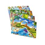 Schmülzer 30 Parça Renkli Hayvanlar Alemi 4 Adet Çocuk Eğitici Puzzle