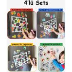 Schmülzer Buzdolabı Eğitici 4' Lü Set Manyetik Hayvanlar / Meyveler/taşıtlar/puzzel - Bultak Şablon Eğitici