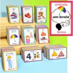 Schmülzer Ingilizce Telaffuzlu - Visual Eğitici Aktivite Kartları - Mega Eğitim Seti (1-5 Yaş)