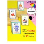 Schmülzer Türkçe İngilizce Telaffuzlu - İlk 64 Kelimem - Eğitici Aktivite Visual Cards - (1-10 yaş)