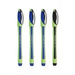 Schndeir Schneider X-press 0.8mm Keçe Uçlu Imza Kalemi 3 Mavi 1 Siyah