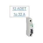 Schneider 12 Adet 32AMPER Otomatik Sigorta Schneider C Tipi - 32 A