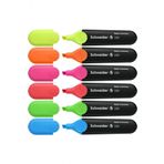 Schneider 150 Neon Fosforlu Kalem 6lı Set f.k