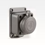 Schneider 3201-362-0300 1x16A IP44 Kauçuk Duvar Prizi