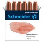 Schneider 4004675147622 166107 Tintenpatronen 6'lı Açık Kahveregi Dolma Kalem Kartuşu