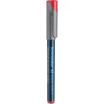 Schneider Asetat Kalemi Kırmızı 0.4 mm 10'lu Paket Permanent 220 S Seri Renkli Kalemler