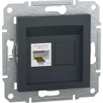 Schneider Asfora Antrasit RJ45 Boş Priz
