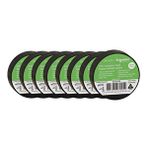 Schneider Electric 2420103-8 20 mt 19 mm 8 Adet Siyah PVC İzolasyon Bandı