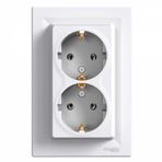 Schneider Electric ASFORA BEYAZ İKİLİ TOPRAKLI PRİZ 3606480527753