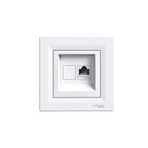 Schneider Electric Beyaz Asfora RJ45 CAT5E Çerçeveli Priz