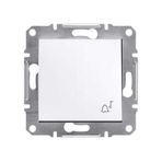 Schneider Electric Eph0800171 Asfora Beyaz Zil İşaretli Lıght Anahtar Çerçevesiz