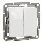 Schneider Electric Eph1170121 Asfora Beyaz İkili Lıght Buton Çerçevesiz