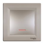Schneider Electric EPH1400169 Asfora Plus Bronz Işıklı Çerçeveli Anahtar