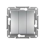 Schneider Electric EPH2100161 Asfora Alüminyum Çerçevesiz Üçlü Anahtar