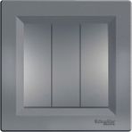 Schneider Electric EPH2100162 Asfora Plus Çelik Çerçeveli Üçlü Anahtar