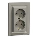 Schneider Electric Eph9900169 Asfora Bronz İkili Topraklı Priz Outlet