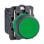 Schneider Electric XB5AA31 Yeşil Sıva Altı Ø22 Yaylı Dönüş 1Na İşaretsiz Buton