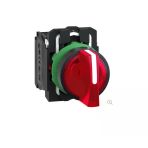 Schneider Electric XB5AK134M5 Kırmızı Işıklı Mandal Ø22 3 Konumlu Sabit 1Na+1Nk 230V Buton