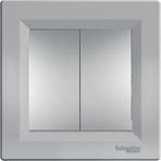 Schneider EPH0300161 Asfora Plus Çerçevesiz Vidasız Alüminyum Komütatör