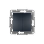 Schneider EPH0300171 Asfora Antrasit Çerçevesiz Komütatör