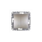 Schneider EPH0600169 İkili Asfora Bronz Çerçevesiz Vavien