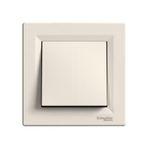 Schneider EPH0700123 Krem Asfora Çerçeveli Light Anahtar