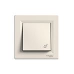 Schneider EPH0800123 Asfora Krem Zil İşaretli Liht Anahtar