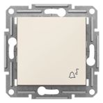 Schneider Eph0870123 Asfora Krem Zil İşaretli Çerçevesiz Liht Anahtar