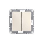 Schneider EPH1370123 Asfora Krem Çerçevesiz Stor Anahtarı