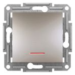 Schneider EPH1500169 Asfora Plus Vidasız Çerçevesiz Işıklı Bronz Vavien