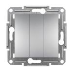 Schneider EPH2100161 Asfora Plus Alüminyum Üçlü Anahtar