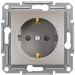Schneider EPH3100369 Asfora Bronz IP44 Çocuk Korumalı Kapaklı Topraklı Priz