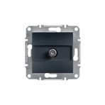 Schneider EPH3700171 Asfora Antrasit 1dB Sonlu SAT Prizi