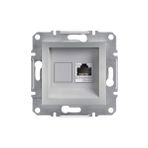 Schneider EPH4300161 Asfora Alüminyum Rj45 Tek Çıkışlı Telefon Prizi