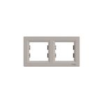 Schneider EPH5800269 Asfora Bronz 2'li Yatay Çerçeve