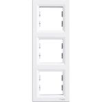 Schneider EPH5810321 Asfora Beyaz Dikey Üçlü Çerçeve